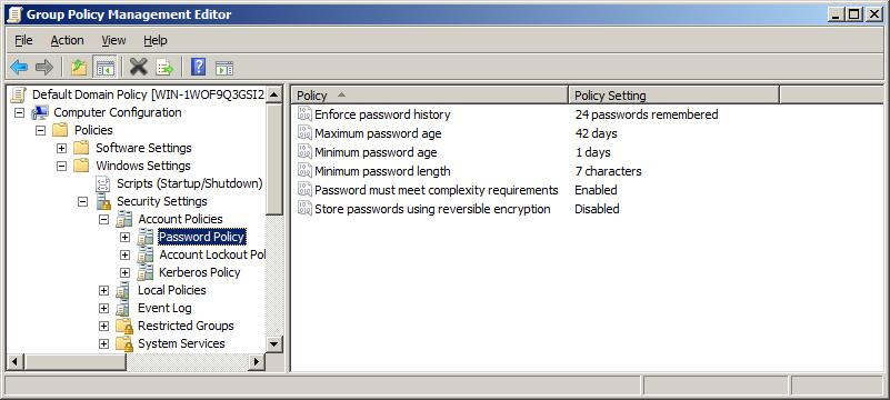 How Password Policy Works In Active Directory