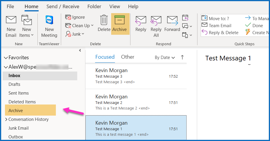 Archive Folder vs Online Archive or In Place Archive in Outlook