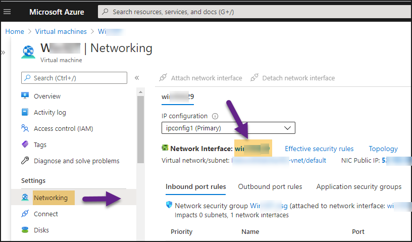 how to assign public ip in azure vm